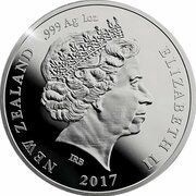 1 Dollar - Elizabeth II 4th Portrait - Platinum Wedding Anniversary obverse image