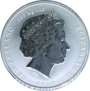 1 Dollar - Elizabeth II 4th Portrait; All Blacks; Silver Proof obverse image