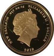 1 Dollar - Elizabeth II 4th Portrait; Victoria Half Sovereign obverse image