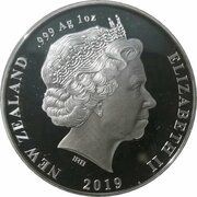 1 Dollar - Elizabeth II 4th Portrait; Space Pioneers obverse image
