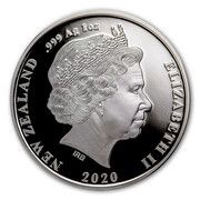 1 Dollar - Elizabeth II 4th Portrait - Tokyo Olympics; Silver Proof obverse image