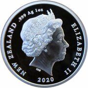 1 Dollar - Elizabeth II 4th Portrait; End of WW2 obverse image