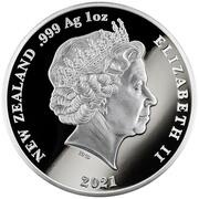 1 Dollar -Elizabeth II 4th portrait - Tangaroa; Guardian of the Ocean obverse image