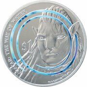 1 Dollar - Charles III 1st Portrait - Avatar: Way of the Water; Jake; Silver Proof, New Zealand, 2023 reverse image