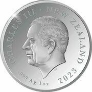 1 Dollar - Charles III 1st Portrait - Coronation; Silver Proof obverse image