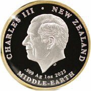1 Dollar - Charles III 1st Portrait - Beacons; Silver Proof obverse image