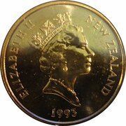 2 Dollars - Elizabeth II 3rd Portrait; Sacred Kingfisher obverse image