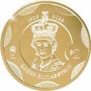 2 Dollars - Charles III 1st Portrait - Queen Elizabeth II Memorial reverse image