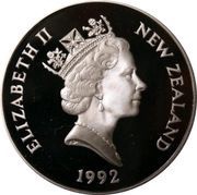 5 Dollars - Elizabeth II 3rd Portrait; Decimal Currency, Silver Proof obverse image