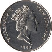 5 Dollars - Elizabeth II 3rd Portrait; Christopher Columbus obverse image