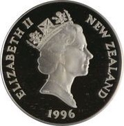 5 Dollars - Elizabeth II 3rd Portrait; Auckland City of Sails, Silver Proof obverse image