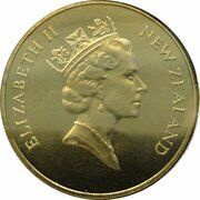 5 Dollars - Elizabeth II 3rd Portrait; Saddleback obverse image