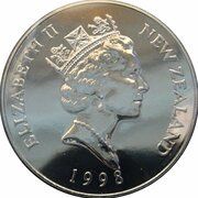 5 Dollars - Elizabeth II 3rd Portrait; Royal Albatross obverse image