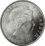5 Dollars - Elizabeth II 4th Portrait; Pied Cormorant obverse image