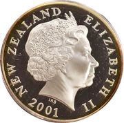 5 Dollars - Elizabeth II 4th Portrait; Royal Visit, Silver Proof obverse image