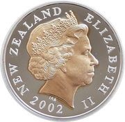 5 Dollars - Elizabeth II 4th Portrait; Royal Sceptre, Silver Proof obverse image