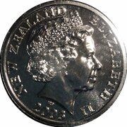 5 Dollars - Elizabeth II 4th Portrait; Giant Kōkopu obverse image