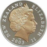 5 Dollars - Elizabeth II 4th Portrait; St Edward's Crown, Silver Proof obverse image