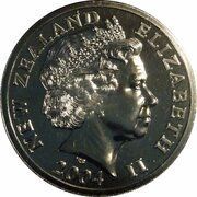 5 Dollars - Elizabeth II 4th Portrait; Chatham Island Taiko obverse image