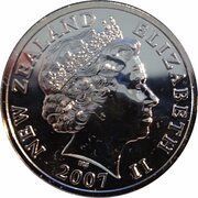 5 Dollars - Elizabeth II 4th Portrait; Tuatara obverse image