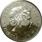5 Dollars - Elizabeth II 4th Portrait; Hamilton Frog obverse image