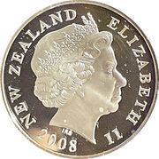 5 Dollars - Elizabeth II 4th Portrait; Hamilton's Frog; Silver Proof obverse image