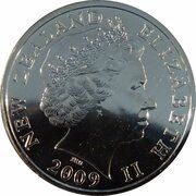5 Dollars - Elizabeth II 4th Portrait; Kakapo obverse image