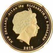 5 Dollars - Elizabeth II 4th Portrait; Victoria Double Sovereign obverse image