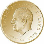 5 Dollars - Charles III 1st Portrait - Coronation, Gold Proof obverse image
