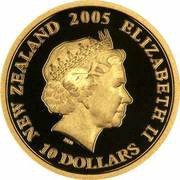 10 Dollars - Elizabeth II 4th Portrait; 90th Anniversary of ANZAC obverse image