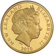 10 Dollars - Elizabeth II 4th Portrait; Kiwi obverse image
