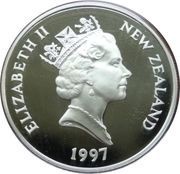 20 Dollars - Elizabeth II 3rd Portrait; Golden Wedding Anniversary, Silver Proof obverse image