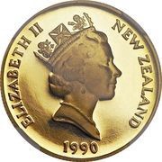 150 Dollars - Elizabeth II 3rd Portrait; Founding Anniversary obverse image