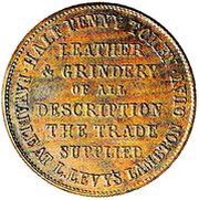 ½ Penny Hall, Henry J. - Levy, L. - Christchurch reverse image