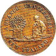 ½ Penny Reece, Edward - Christchurch reverse image
