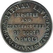 ½ Penny Levy, Lipman Wellington obverse image