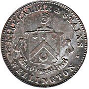 ½ Penny Kirkcaldie and Stains, Wellington obverse image