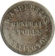 1 Penny Anderson's, D - Wellington obverse image