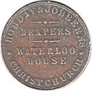 1 Penny Hobday and Jobberns, Christchurch obverse image