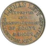 1 Penny Levy, Lipman - Wellington obverse image