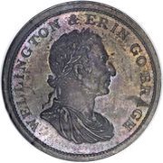 1 Penny Levy, Lipman - Wellington (mule) obverse image