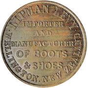 1 Penny Levy, Lipman - Wellington (mule) obverse image