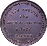 1 Penny Milner and Thompson, Christchurch obverse image