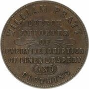 1 Penny Pratt, William - Christchurch obverse image