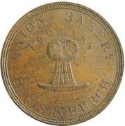 1 Penny Union Bakery Co. - Christchurch obverse image