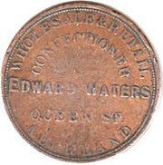 1 Penny Waters, Edward - Auckland, New Zealand,  reverse image