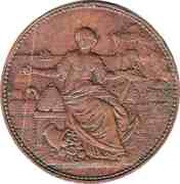 1 Penny Hurley, J. and Co., Wanganui obverse image