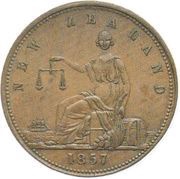 1 Penny Wilson, A.S. - Dunedin obverse image
