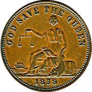 1 Penny Barley, Charles C., Auckland obverse image