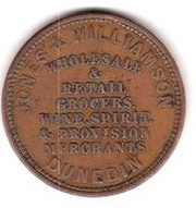 1 Penny Jones and Williamson, Dunedin reverse image